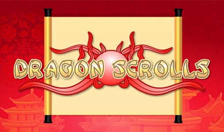 Dragon Scrolls online slots game logo