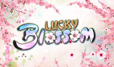 Lucky Blossom online slots game logo