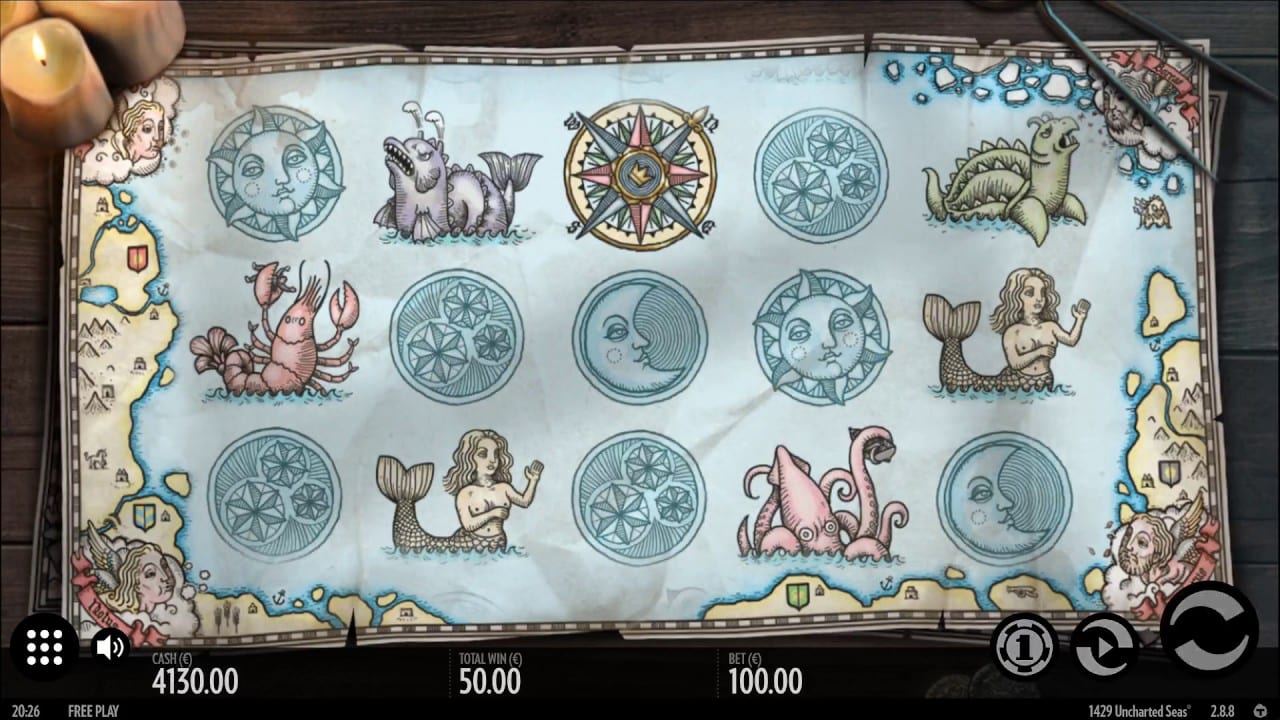 1492 Uncharted Seas Slot Logo