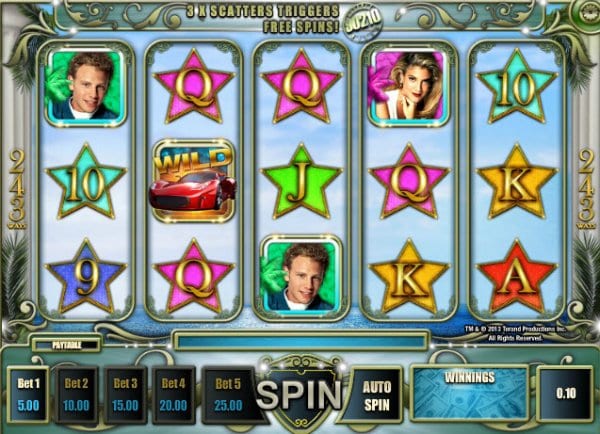 Beverly Hills 90210 Slots gameplay