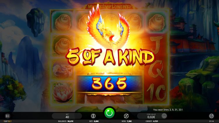 Mystery of Long Wei Slots Game