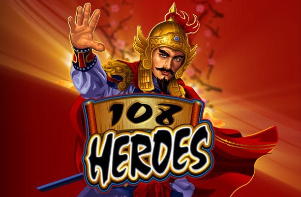 108 Heroes slots game logo