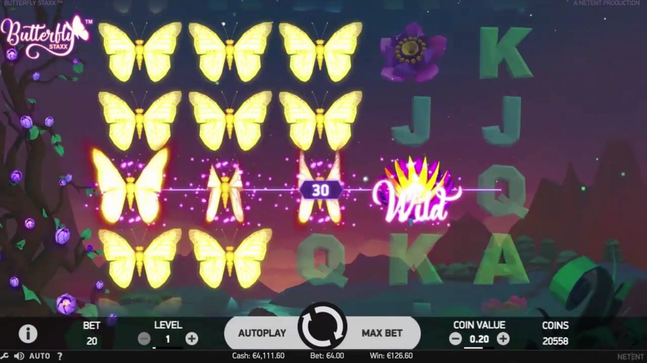 Butterfly staxx gameplay