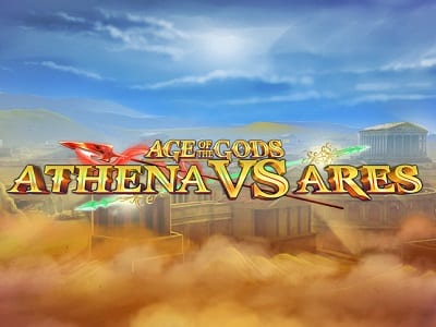 Age of the Gods Athena vs Ares Slot Logo Wizard Slots