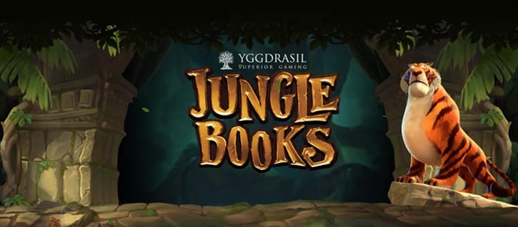 Jungle Books online slots game logo