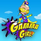 Gamma Girl online slots game logo