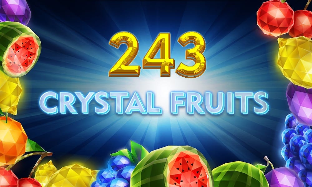 243 crystal fruits slots game logo