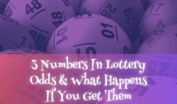 3 Numbers In Lottery Odds & What Happens If You Get Them