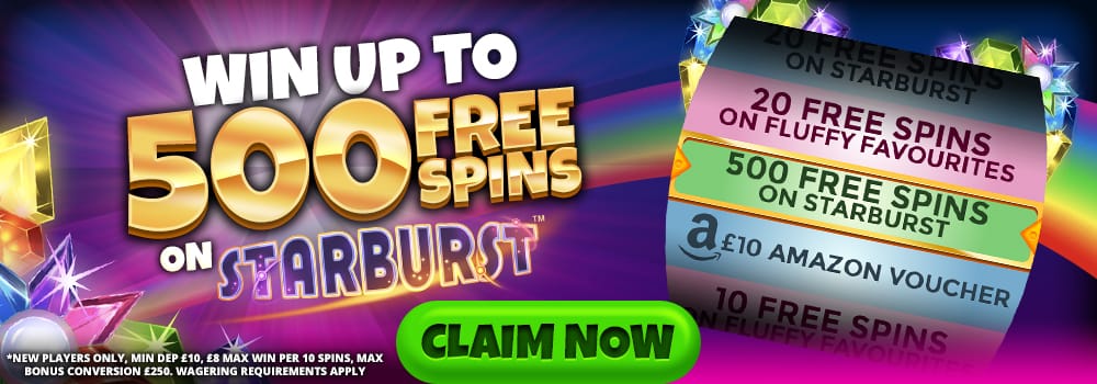 Wizard Slots offer - 500 free spins
