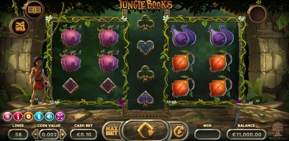 Jungle Books online slots game gameplay