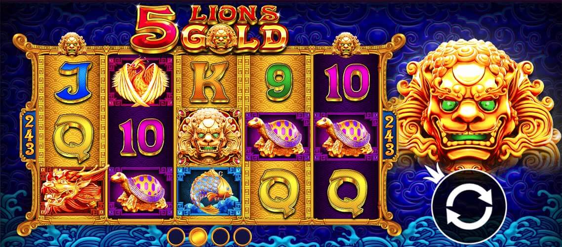 5 Lions Gold Slot Game