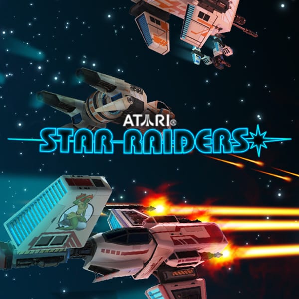 Star Raiders online slots game logo scratch