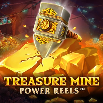 Treasure Mine Power Reels Slot Logo Wizard Slots