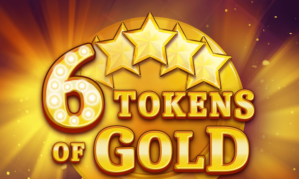 6 Tokens Of Gold Slot Logo