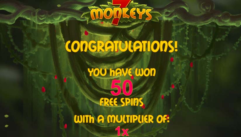 7 Monkeys Slot Free Spins