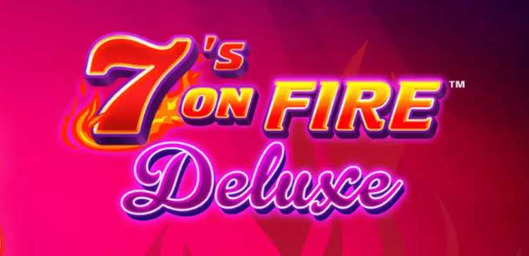 7s on Fire Deluxe Slot Logo Wizard Slots