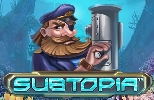 Subtopia online slots game logo