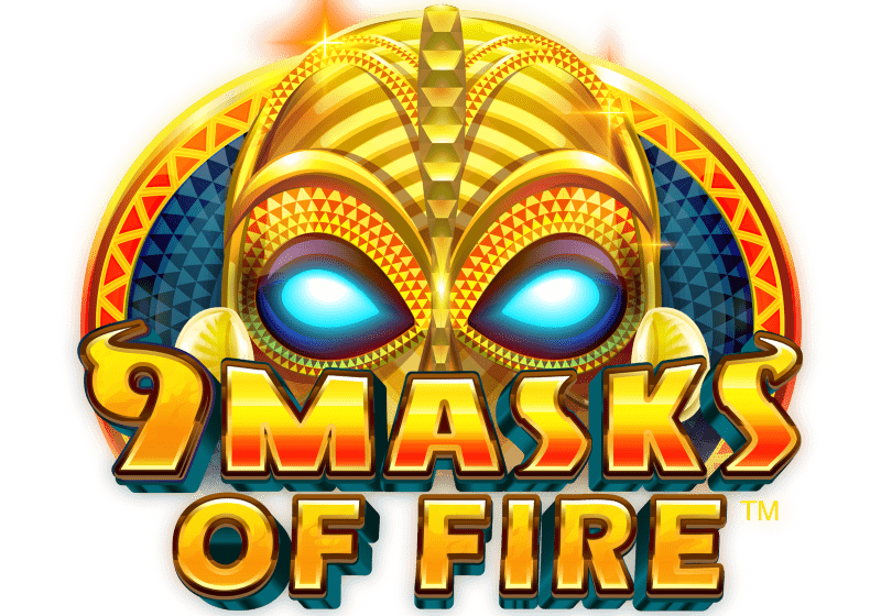 9 masks slot logo