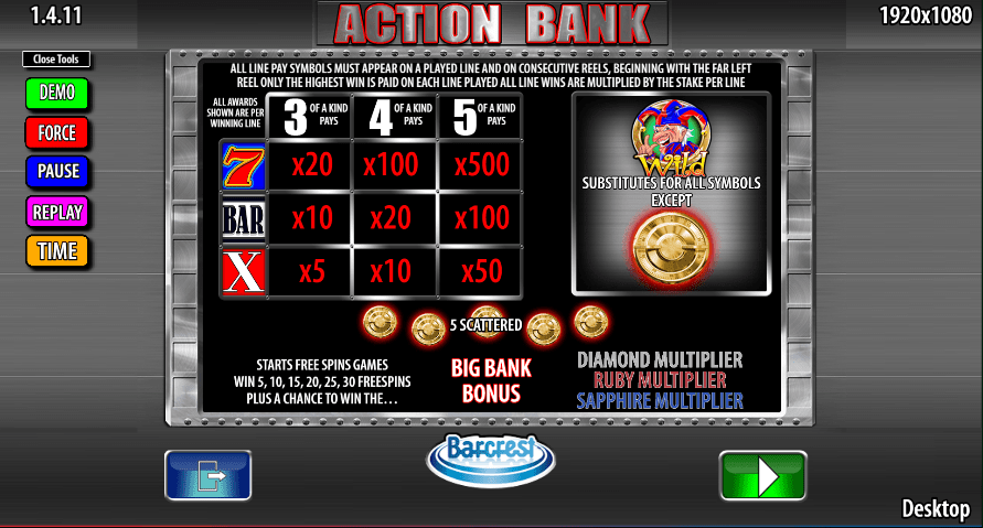 Action Bank Slots Wizard Slots