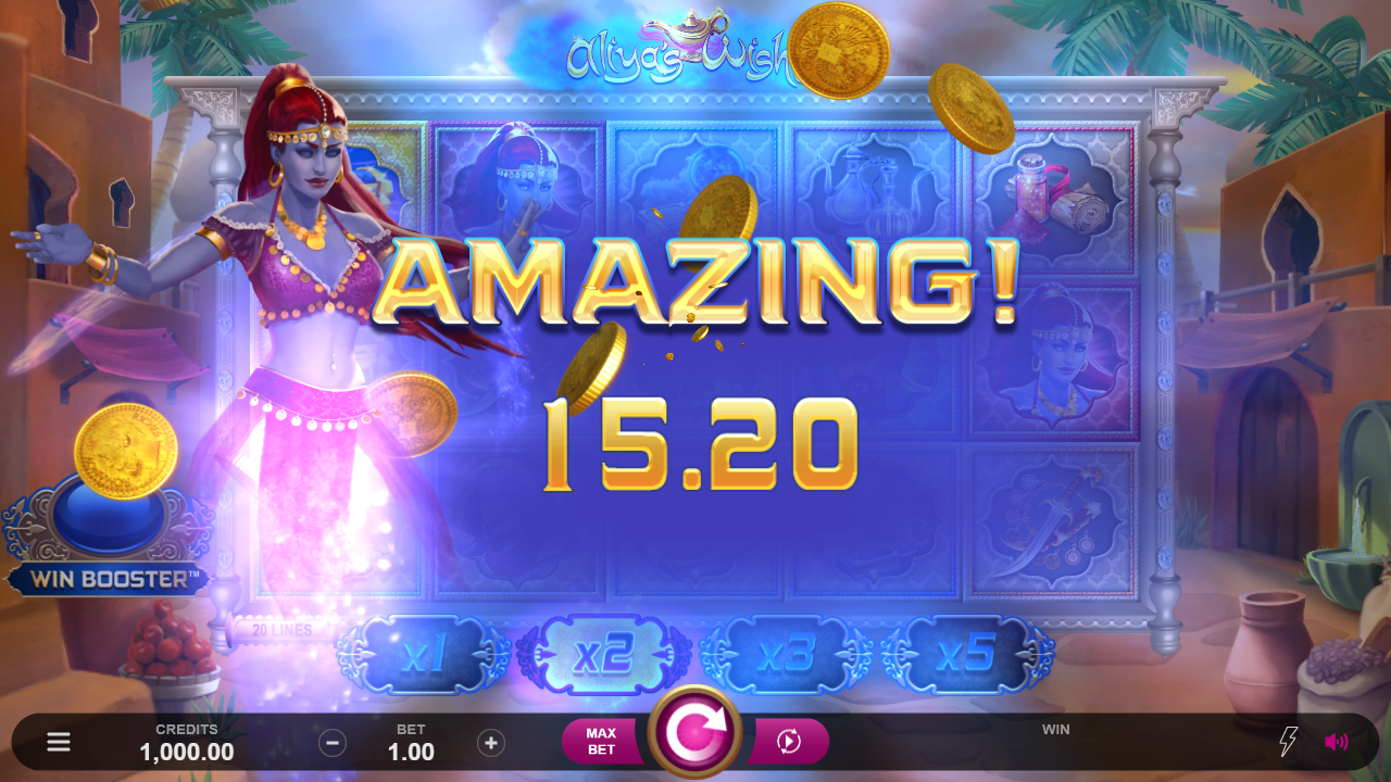 Aliya's Wishes Slots Big Win