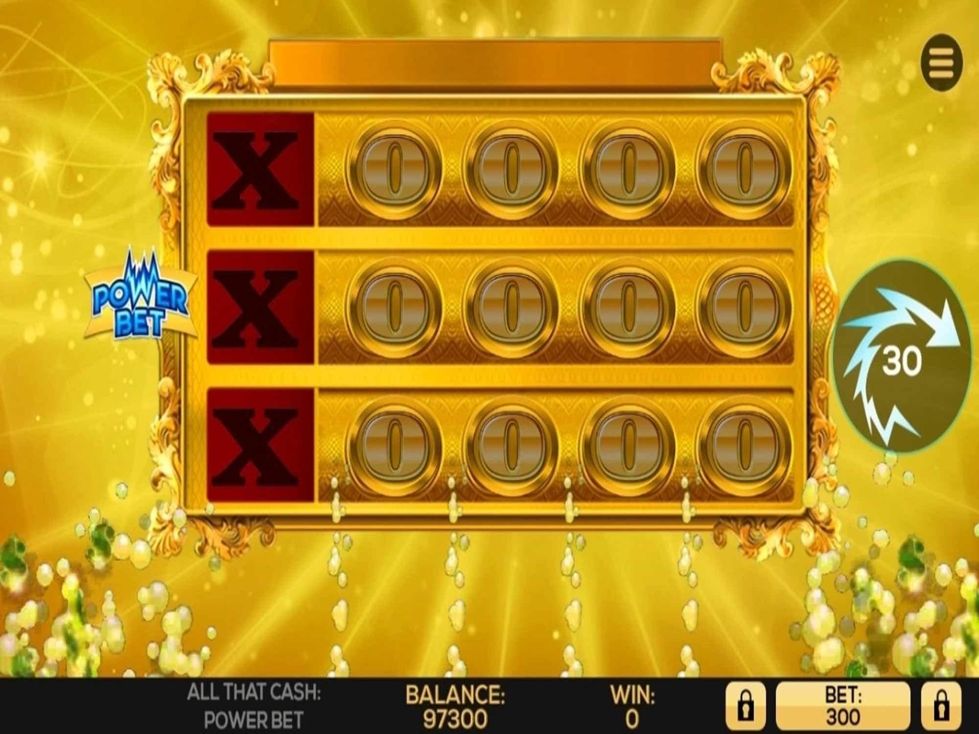 All That Cash Power Bet casino gameplay