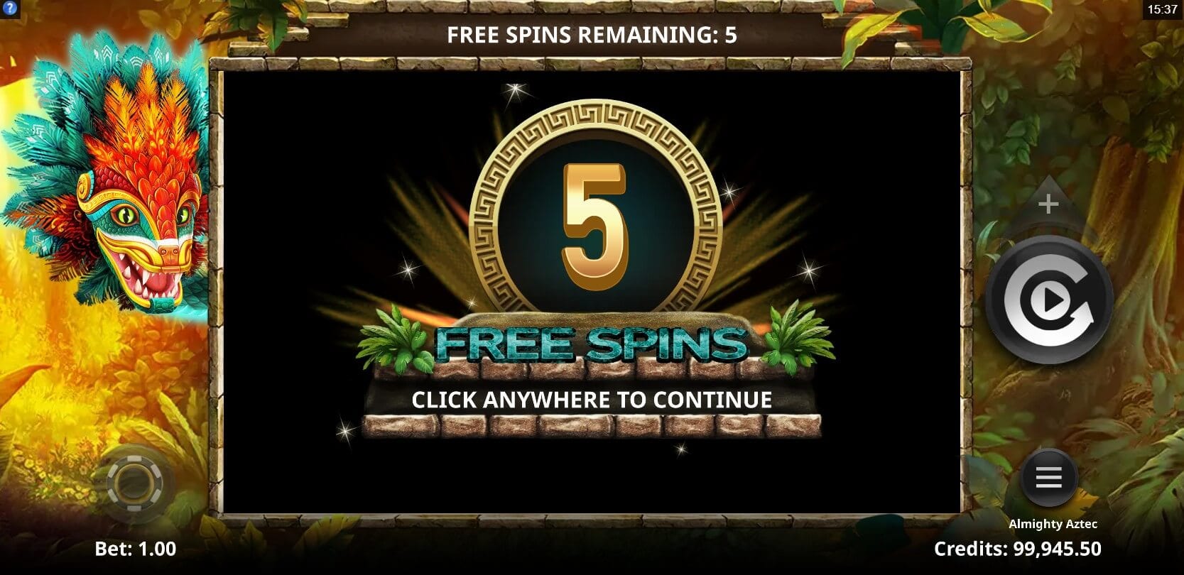 Almighty Aztec Free Spins Slot