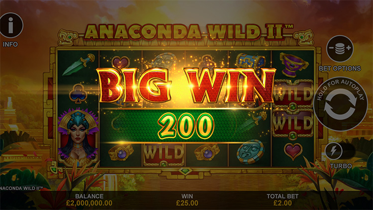 Anaconda Wild 2 Big Win