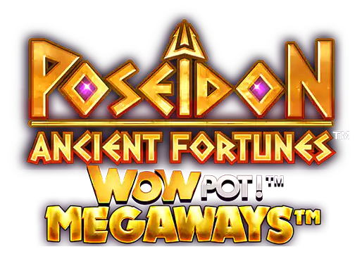 Ancient Fortunes Poseidon Wowpot Megaways Slot Logo Wizard Slots