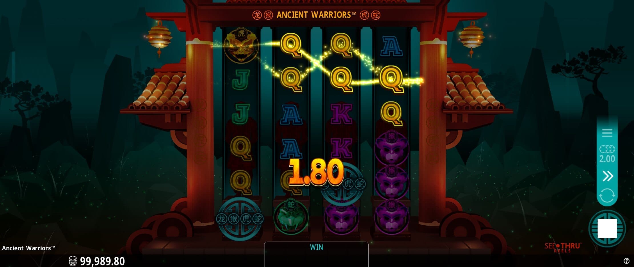 Ancient Warriors Slots Win