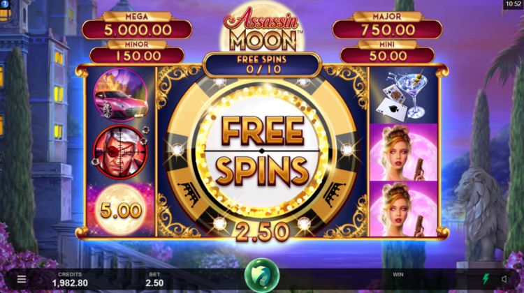 Assassin Moon Slots Free Spins