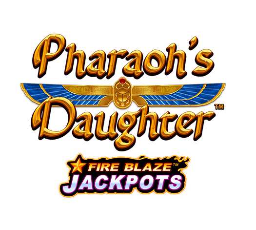 Pharaoh’s Daughter Fire Blaze Jackpots Slot Logo Wizard Slots