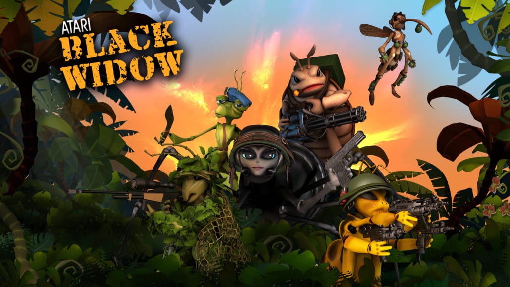 Black Widow Slots game logo