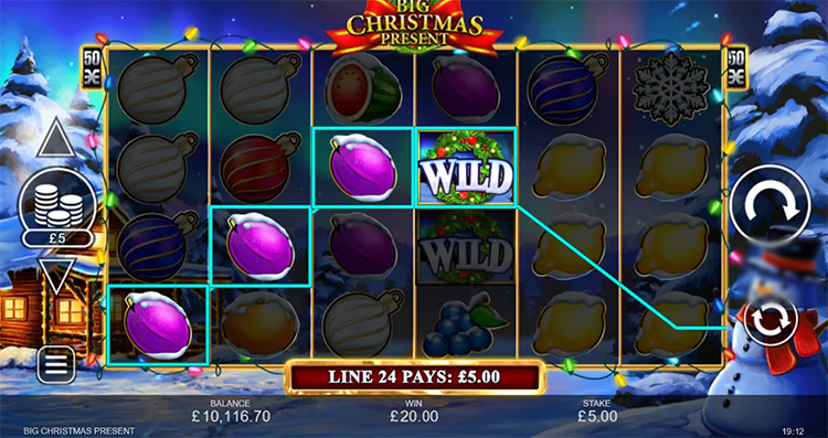 Big Christmas Present Slot Reels