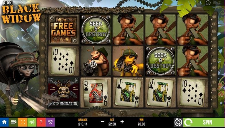 Black Widow Online Slots Game