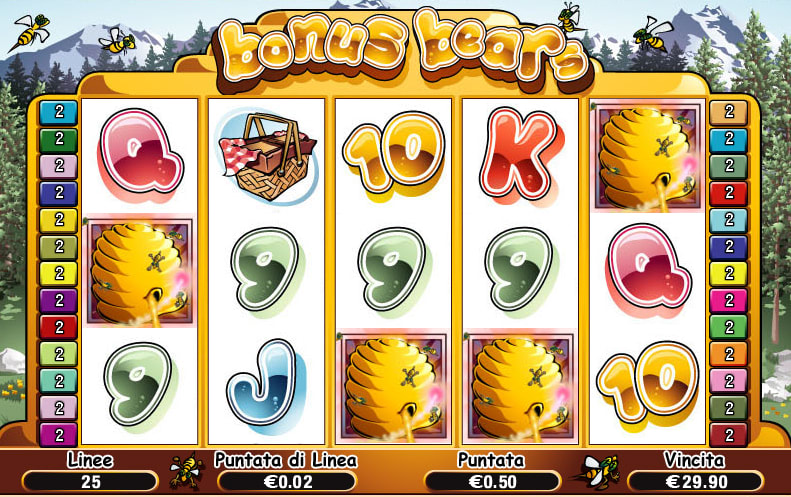 Bonus Bears Slots Gameplay