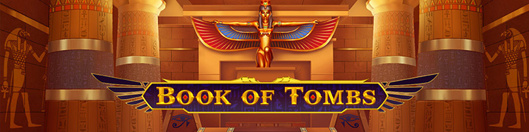 Book of Tombs Slot Logo Wizard Slots