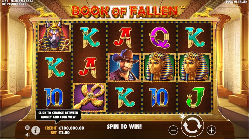 Book of Fallen Slots Gameplay