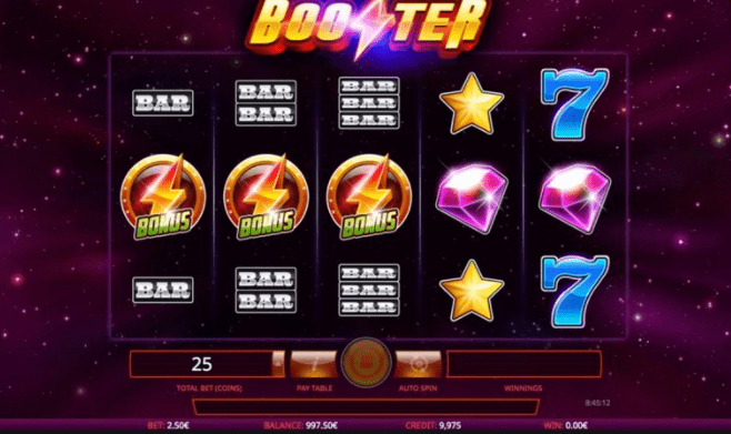 Booster Slot game play