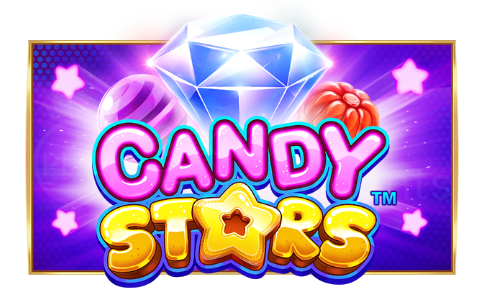 Candy Stars Slot Logo Wizard Slots