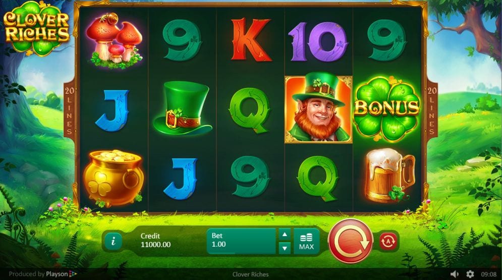 Image of playing Clover Riches