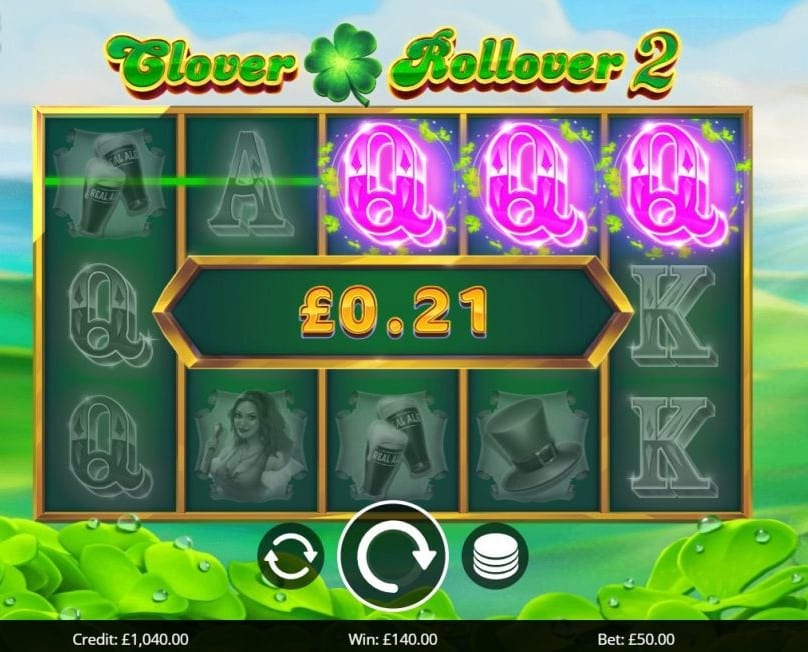 Clover Rollover 2 Slots Reels