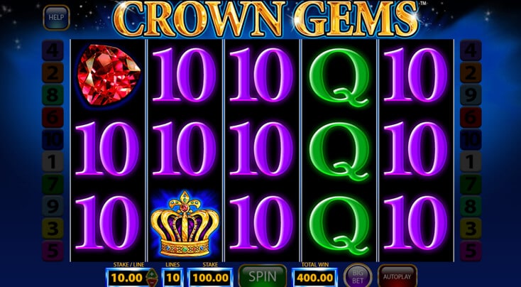 Crown Gems slot gameplay