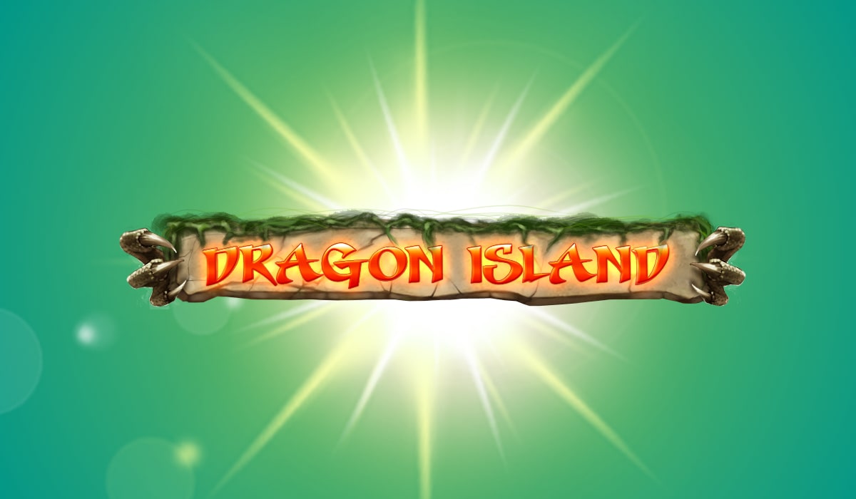 Dragon Island Slot Logo Wizard Slots
