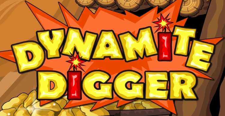 Dynamite Digger Slot Logo Wizard Slots