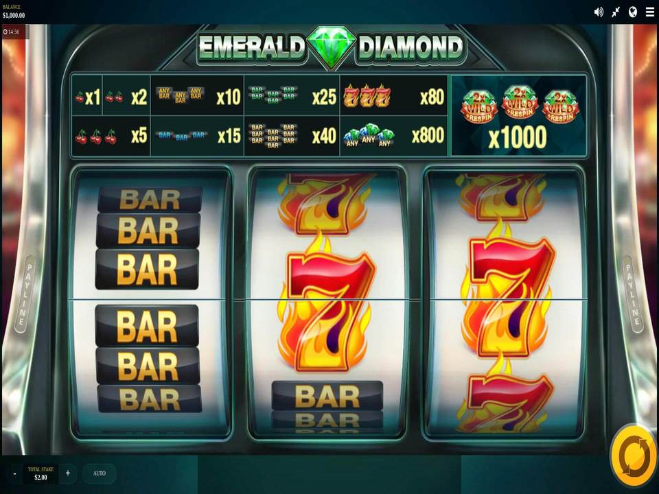 Emerald Diamond Slots Game