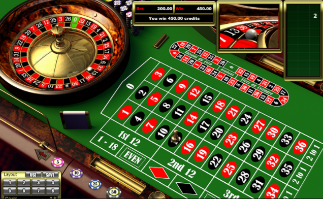 European Roulette overhead