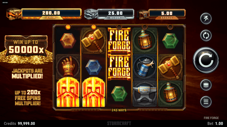 Fire Forge Slot Gameplay
