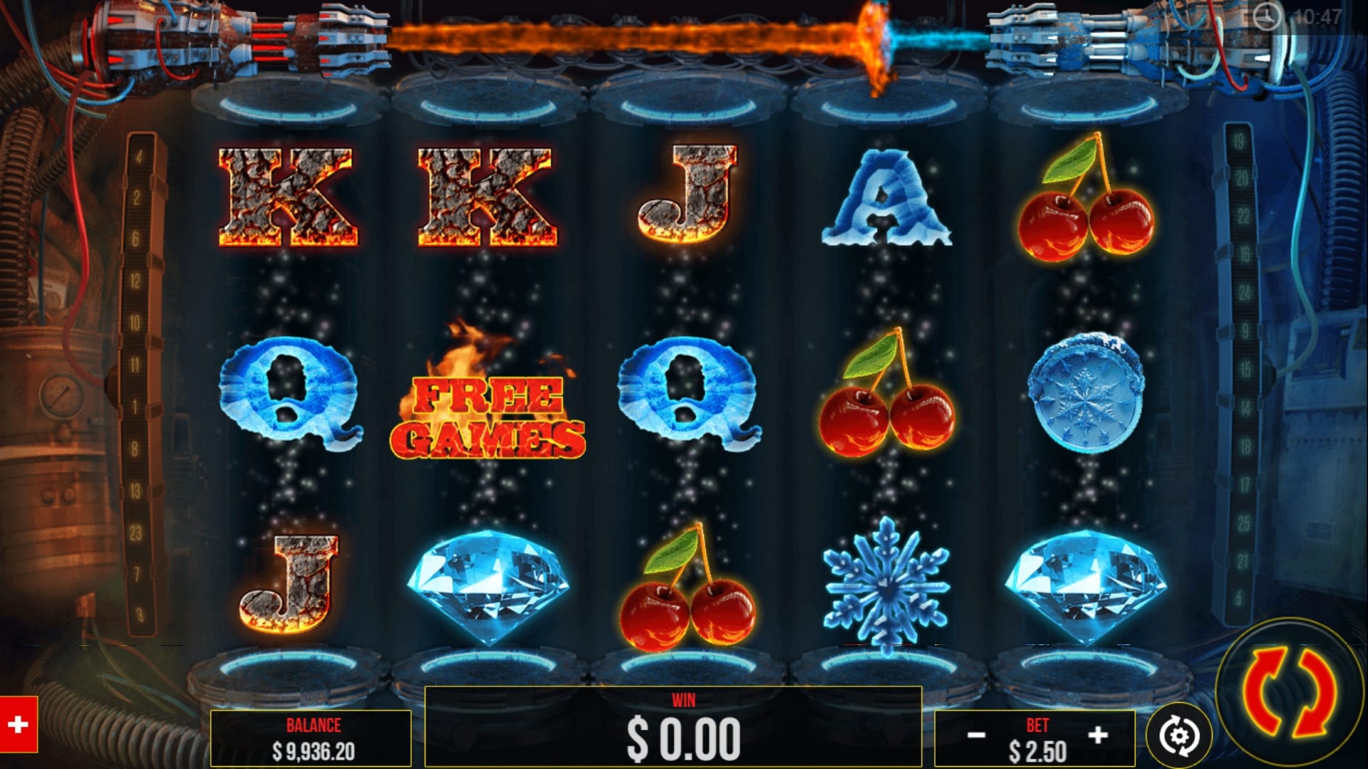 Fire Vs. Ice Slots Wizard Slots