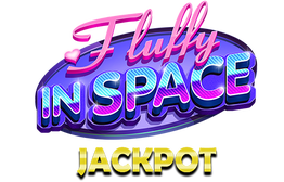 Fluffy In Space Jackpot Slot Logo Wizard Slots