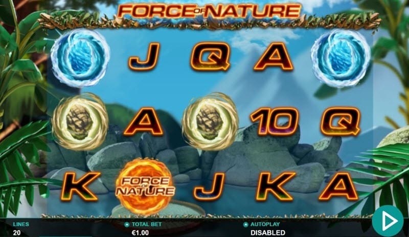 Force of Nature Slots Reels